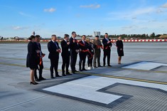 Otwarcie zmodernizowanego pasa startowego w porcie lotniczym Rzeszów–Jasionka,