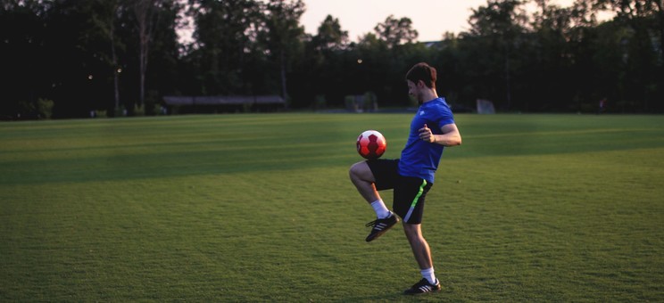 Jaromir Poprawa na podium Pucharu Polski Freestyle Football