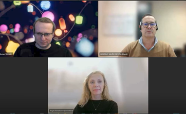 Koordynatorzy projektu TEDI - Roman Wdowik, Regita Bendkienė, Gonzalo Valiño Riestra